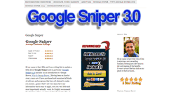 Desktop Screenshot of google-sniper.com