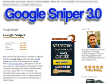 Tablet Screenshot of google-sniper.com